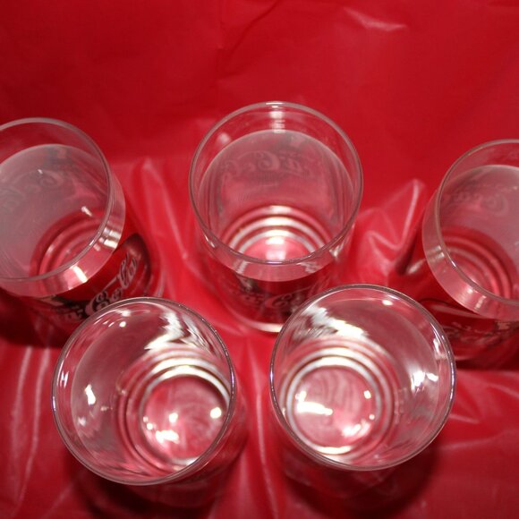 Vintage Collectible Coca-Cola Tumblers -Set of 5 - Picture 4 of 5